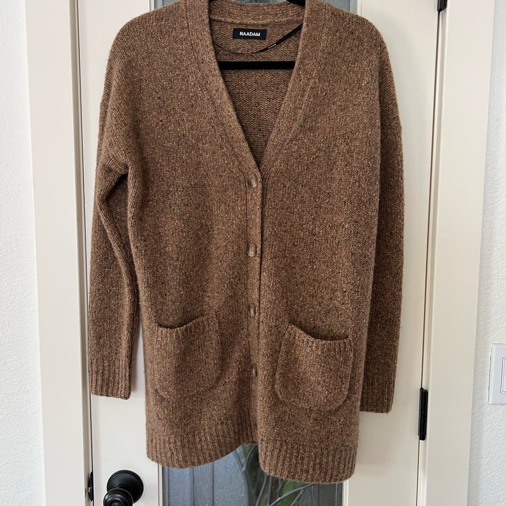 NAADAM Marled Grandpa Cardigan